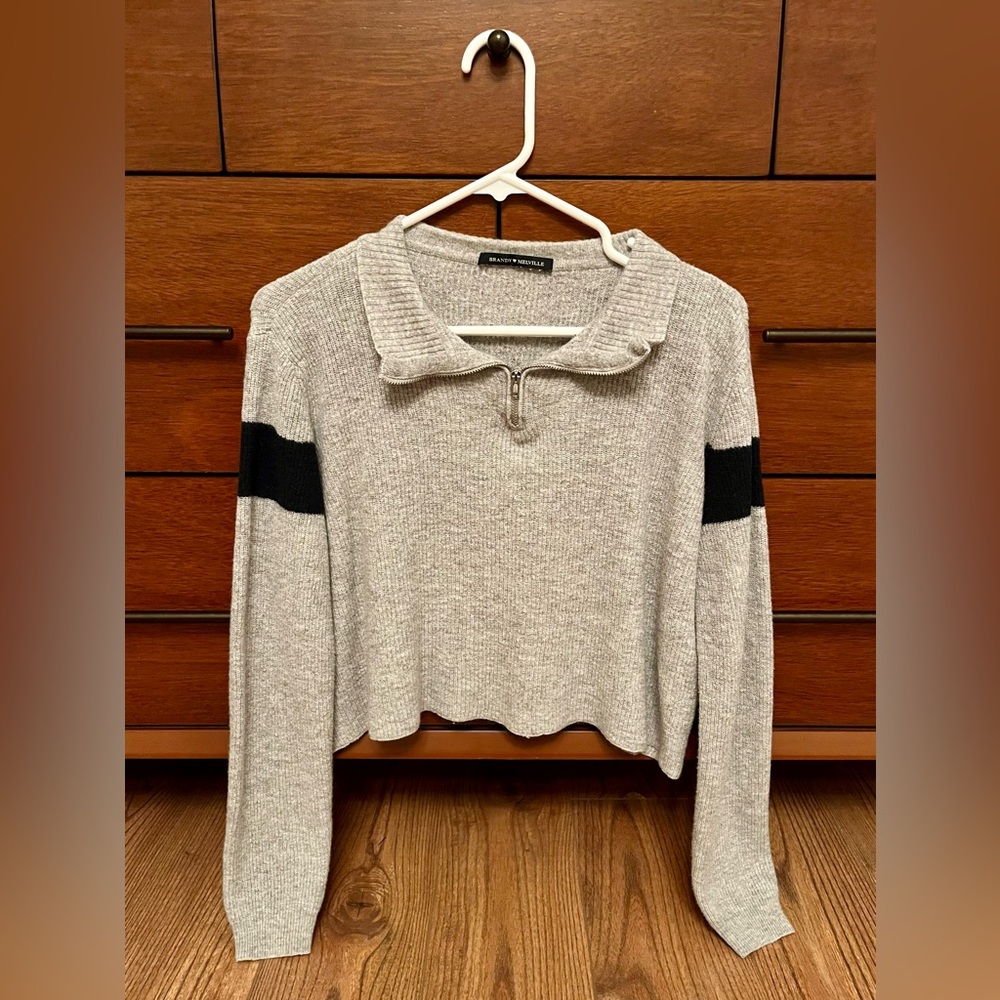 Brandy Melville Women’s Quarter Zip Sweater